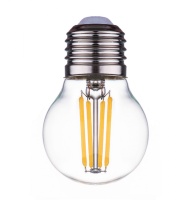 Лампа светодиодная нитевидная прозрачная шар G45 7 Вт 2700 К Е27 Фарлайт*10шт