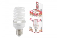 Лампа люминесцентная НЛ-FSТ2-20 Вт-2700 К–Е27 (48х115 мм)  *