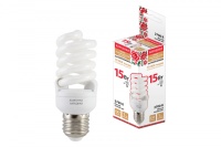 Лампа люминесцентная НЛ-FSТ2-15 Вт-2700 К–Е27 (42х102 мм) *