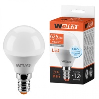 Светодиодная лампа WOLTA 25W45GL7.5E14 7.5Вт 6500K E14