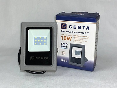 Светодиодный прожектор Genta Нео 10W SMD 100° 6500K